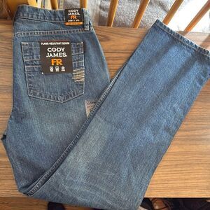 CODY JAMES MEN'S FR SLIM Straight WORK JEANS C2
